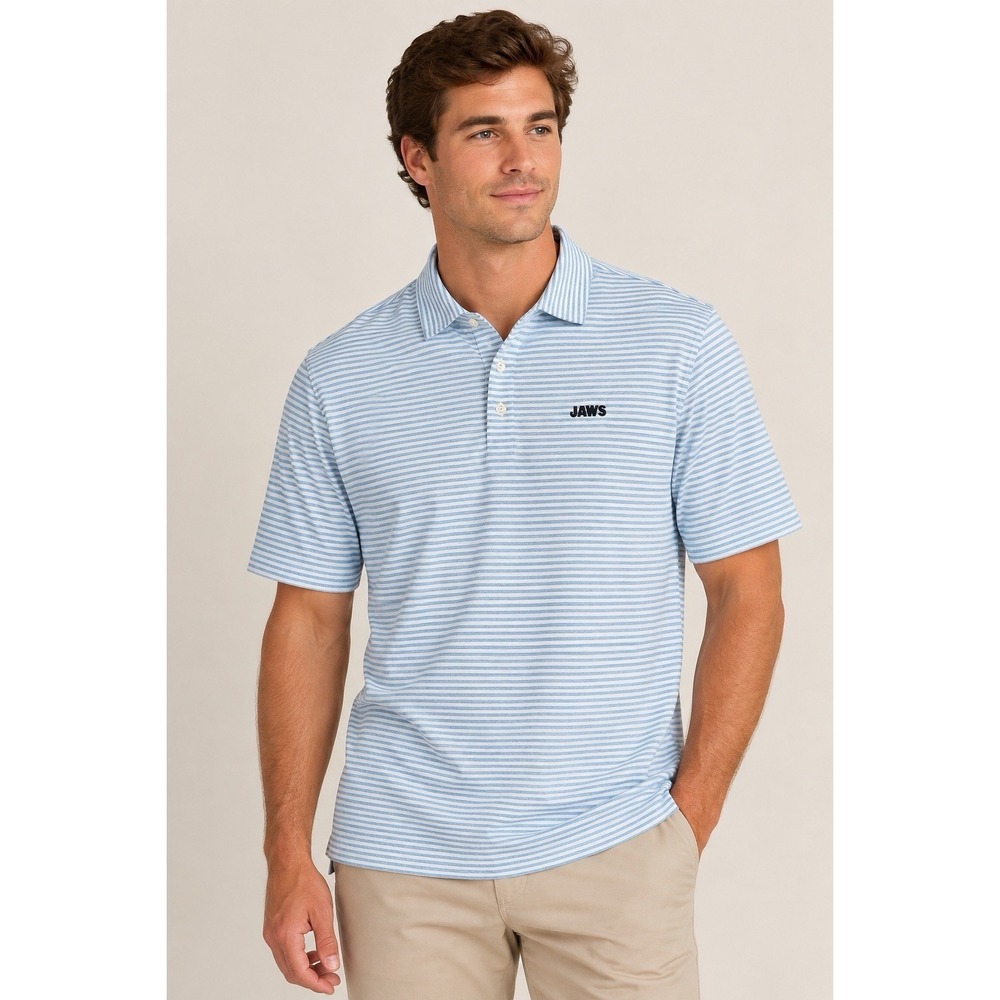 NWT Vineyard Vines JAWS Movie Performance Polo Shirt Men's XL RARE 50th Anniv